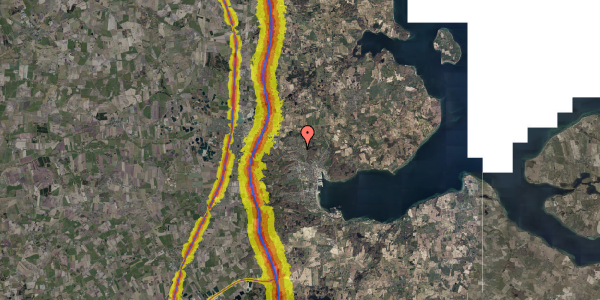 Trafikstøjkort på Hørgård 22, 2. mf, 6200 Aabenraa