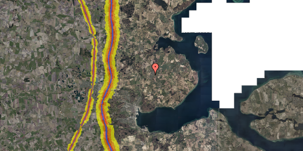 Trafikstøjkort på Løjt Søndervang 15, 6200 Aabenraa