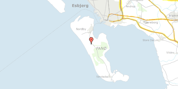 Trafikstøjkort på Tovtvej 27, 6720 Fanø