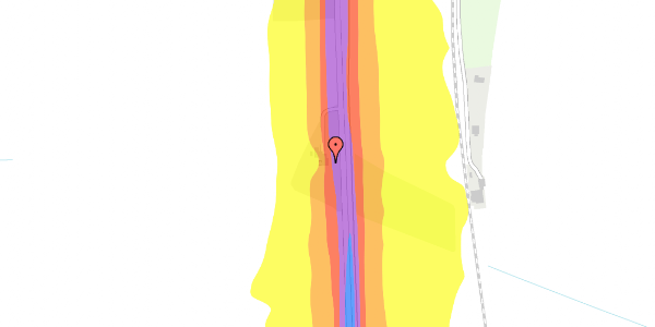 Trafikstøjkort på Ribevej 122, 6760 Ribe