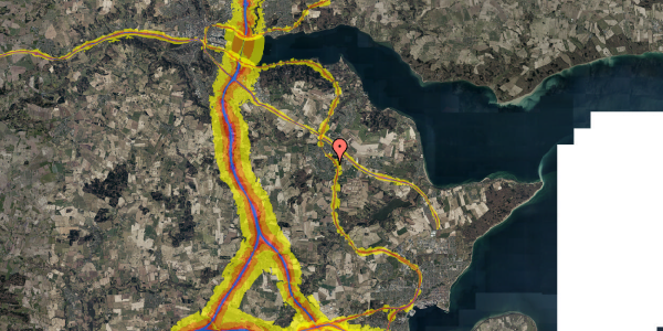 Trafikstøjkort på Lilholtparken 25, 7080 Børkop