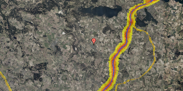 Trafikstøjkort på Ryvej 28, 1. , 8752 Østbirk