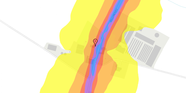 Trafikstøjkort på Billundvej 15, 7190 Billund