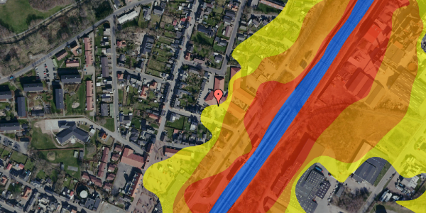 Trafikstøjkort på Villagade 2, . 10, 6580 Vamdrup