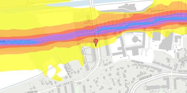 Trafikstøjkort på Boulevarden 80, st. th, 7100 Vejle