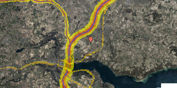 Trafikstøjkort på Enggårdstoften 81, 7120 Vejle Øst