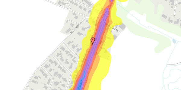 Trafikstøjkort på Herningvej 28, 7540 Haderup