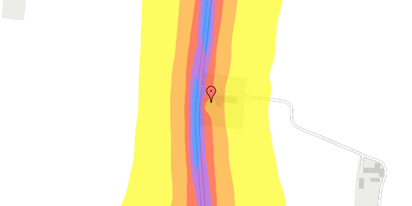 Trafikstøjkort på Vardevej 121, 6880 Tarm