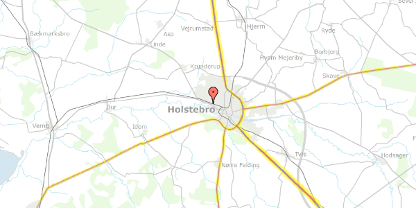 Trafikstøjkort på Frøjk Møllevej 69, 7500 Holstebro