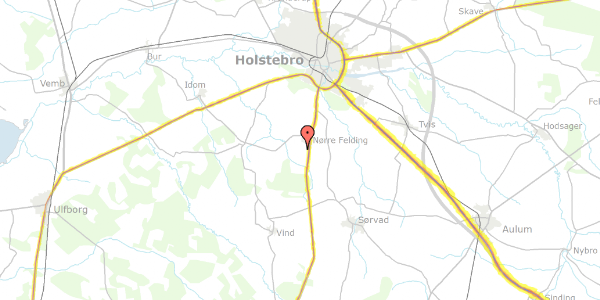 Trafikstøjkort på Idrætsvej 31, 7500 Holstebro