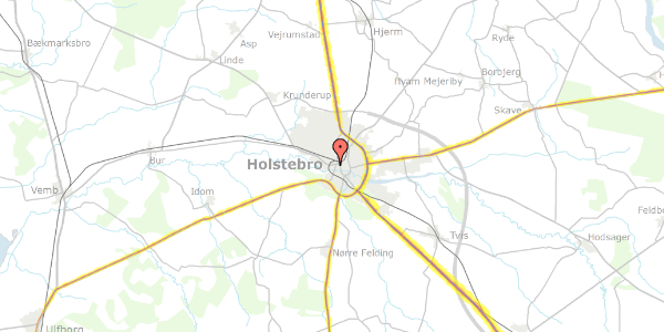 Trafikstøjkort på Knud Rasmussens Vej 16, 1. 44, 7500 Holstebro