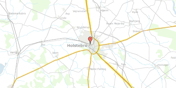 Trafikstøjkort på Lemvigvej 65, 7500 Holstebro