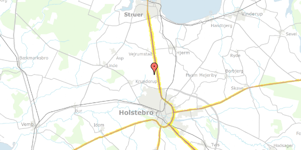 Trafikstøjkort på Sirvej 49, 7500 Holstebro