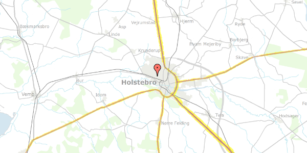 Trafikstøjkort på Vølundsvej 81, 7500 Holstebro