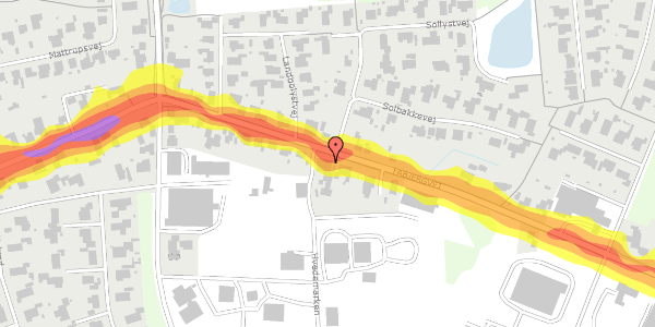 Trafikstøjkort på Fabjergvej 20E, 7620 Lemvig