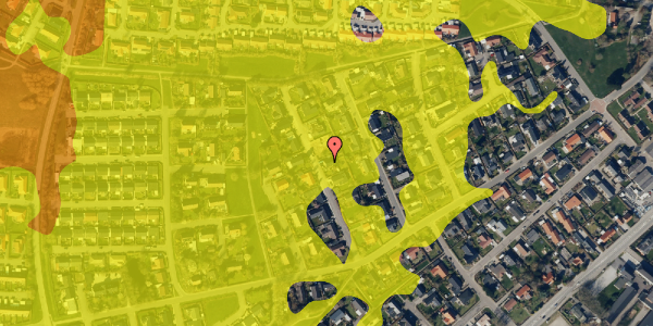 Trafikstøjkort på Birkevænget 6, 8362 Hørning