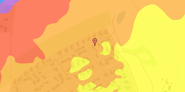 Trafikstøjkort på Trondvad 18, 8362 Hørning