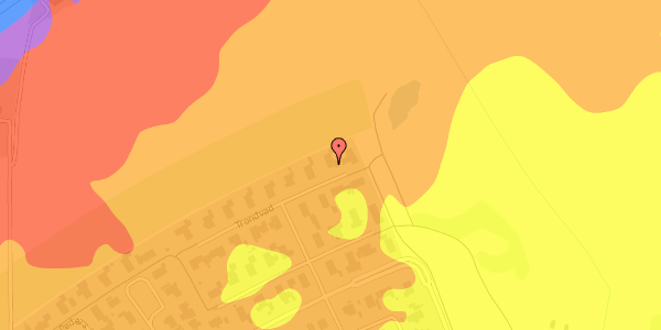 Trafikstøjkort på Trondvad 28, 8362 Hørning