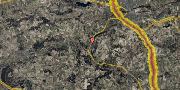 Trafikstøjkort på Centrumgården 7, 8870 Langå