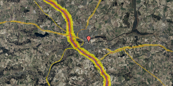 Trafikstøjkort på Strømmen 25, 3. , 8960 Randers SØ