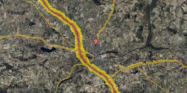 Trafikstøjkort på Valmuevej 7, 8930 Randers NØ