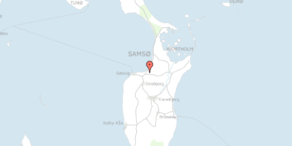 Trafikstøjkort på Havvejen 62, 8305 Samsø