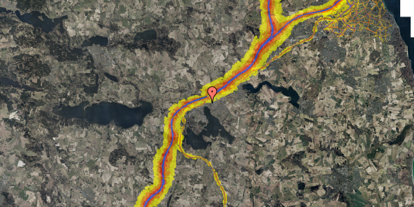 Trafikstøjkort på Solgårdsvej 10, st. , 8660 Skanderborg