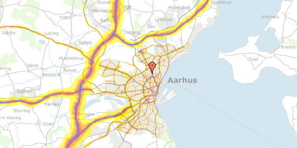 Trafikstøjkort på Brendstrupvej 63, st. , 8200 Aarhus N