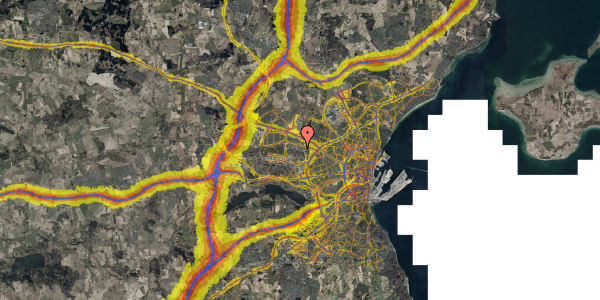 Trafikstøjkort på Bronzealdervænget 10, 1. 2, 8210 Aarhus V