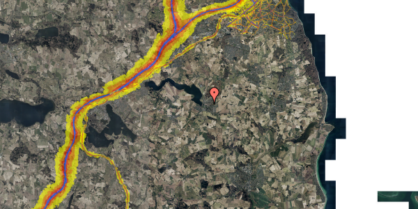 Trafikstøjkort på Bøgevangen 85, 8355 Solbjerg