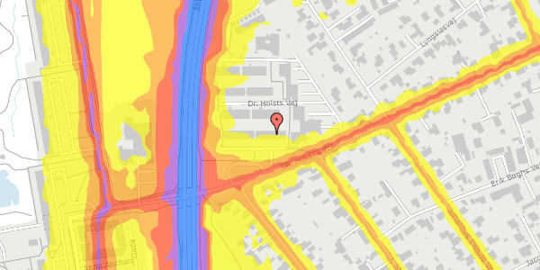 Trafikstøjkort på Dr. Holsts Vej 28, st. 4, 8230 Åbyhøj