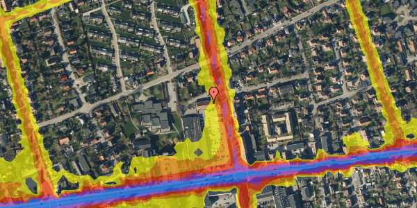 Trafikstøjkort på Haslevej 17, 1. 3, 8230 Åbyhøj