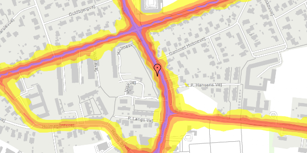 Trafikstøjkort på Holme Byvej 37, 2. th, 8270 Højbjerg