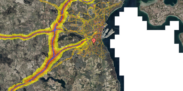 Trafikstøjkort på Holme Møllevej 11, 1. th, 8260 Viby J