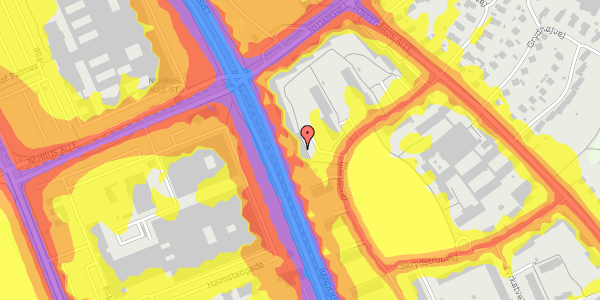 Trafikstøjkort på Illerupvej 43, 1. th, 8200 Aarhus N