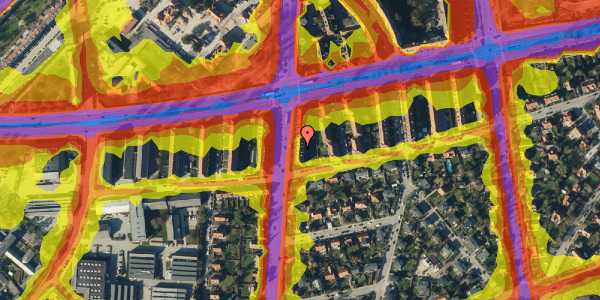 Trafikstøjkort på Jyllands Allé 31, st. tv, 8000 Aarhus C