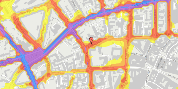 Trafikstøjkort på Klostergade 78, st. tv, 8000 Aarhus C