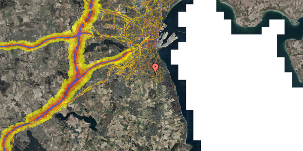 Trafikstøjkort på Lerhus Allé 20, 1. , 8270 Højbjerg