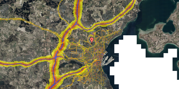 Trafikstøjkort på Rydevænget 41, 2. th, 8210 Aarhus V