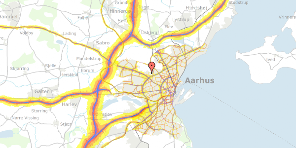 Trafikstøjkort på Septembervej 20, 8210 Aarhus V