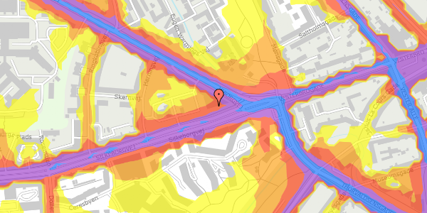 Trafikstøjkort på Silkeborgvej 2, 8. , 8000 Aarhus C