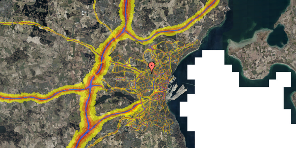 Trafikstøjkort på Solhøjvej 31, 8210 Aarhus V