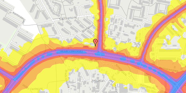 Trafikstøjkort på Stenagervej 1, 8240 Risskov