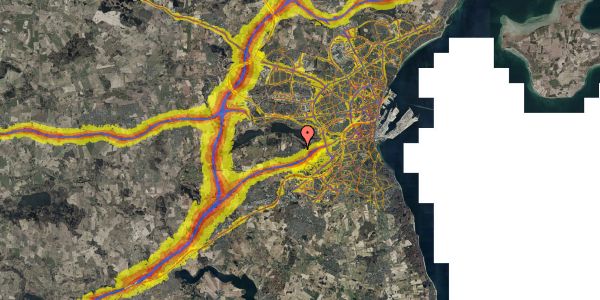 Trafikstøjkort på Søskrænten 172, 8260 Viby J