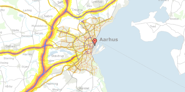 Trafikstøjkort på Åboulevarden 30, 2. 9, 8000 Aarhus C