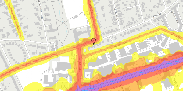 Trafikstøjkort på Åbyvej 59, 8230 Åbyhøj