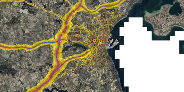 Trafikstøjkort på Åbyvænget 18, 8230 Åbyhøj