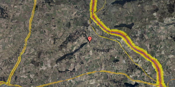 Trafikstøjkort på Sølandingen 6, 8830 Tjele