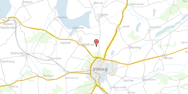 Trafikstøjkort på Brunbankevej 7, 8800 Viborg