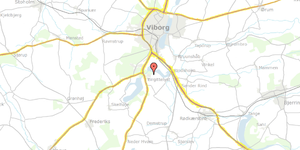 Trafikstøjkort på Lavendelstien 4, 8800 Viborg